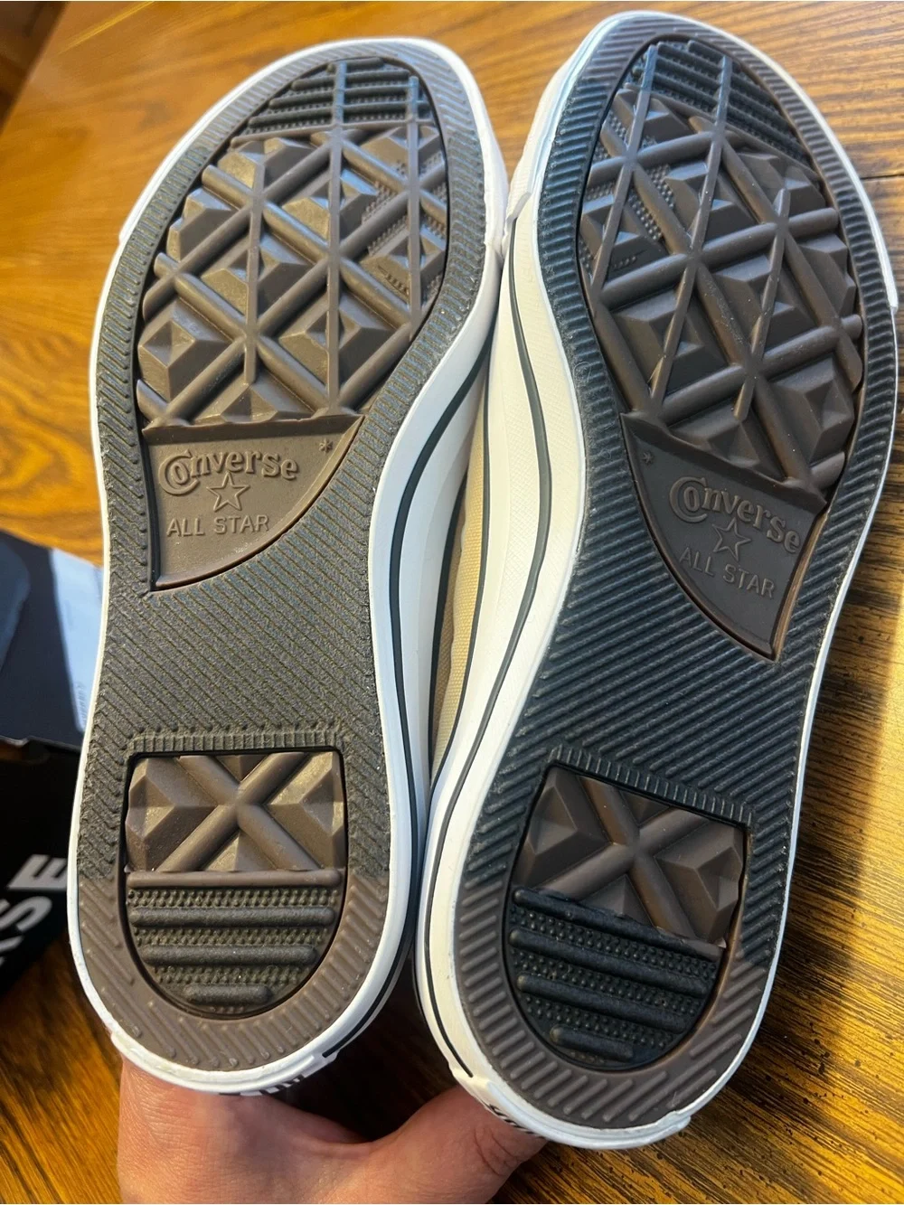 Converse Black and White Shoe Box